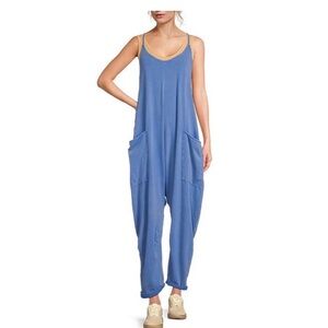 FP Movement Hotshot Onesie Size XS Misty Blue NWT